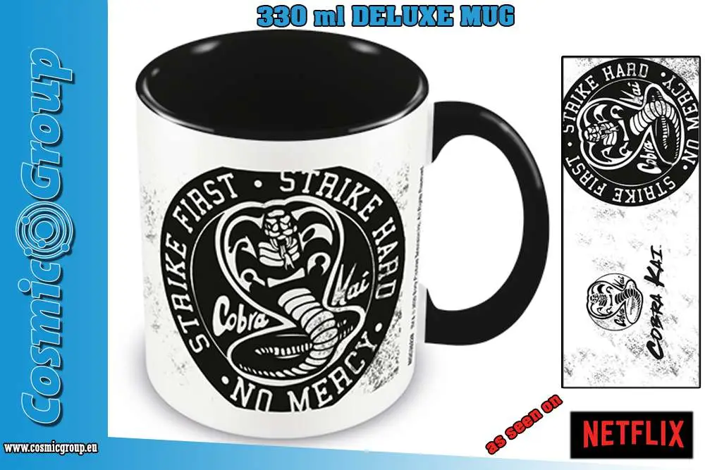 Mug cobra kai black logo dlx